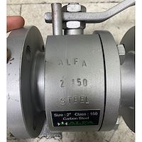 شیر توپی فولادی 2 اینچ کلاس 150 